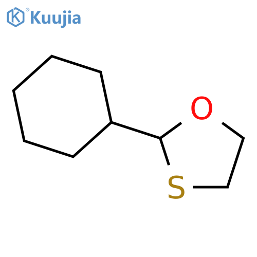 1,3-Oxathiolane, 2-cyclohexyl- structure