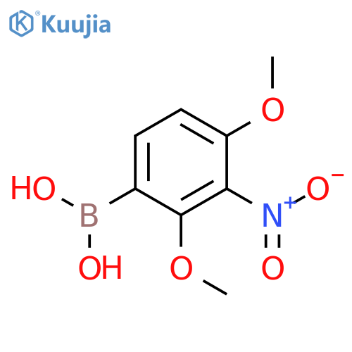 BORONIC ACID, (2,4-DIMETHOXY-3-NITROPHENYL)- structure