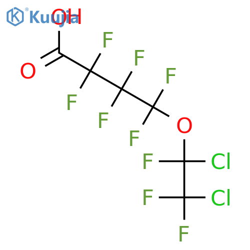 Butanoic acid,4-(1,2-dichloro-1,2,2-trifluoroethoxy)-2,2,3,3,4,4-hexafluoro- structure