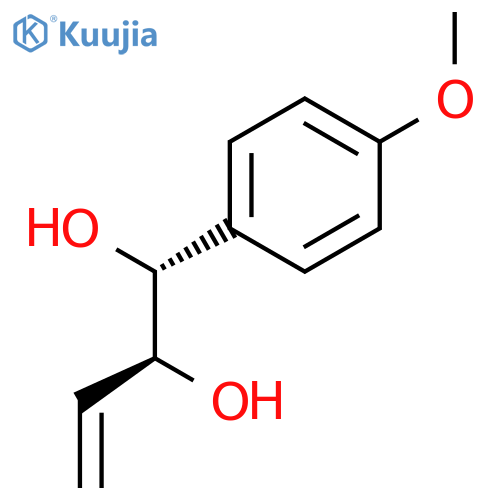3-BUTENE-1,2-DIOL, 1-(4-METHOXYPHENYL)-, (1R,2S)- structure