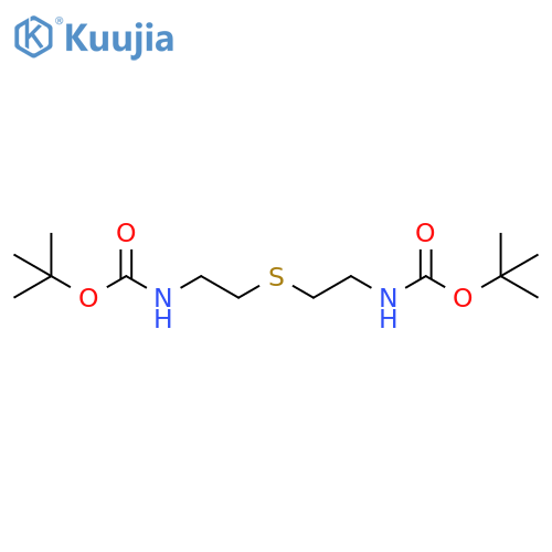 10-Oxa-5-thia-2,8-diazadodecanoic acid, 11,11-dimethyl-9-oxo-, 1,1-dimethylethyl ester structure