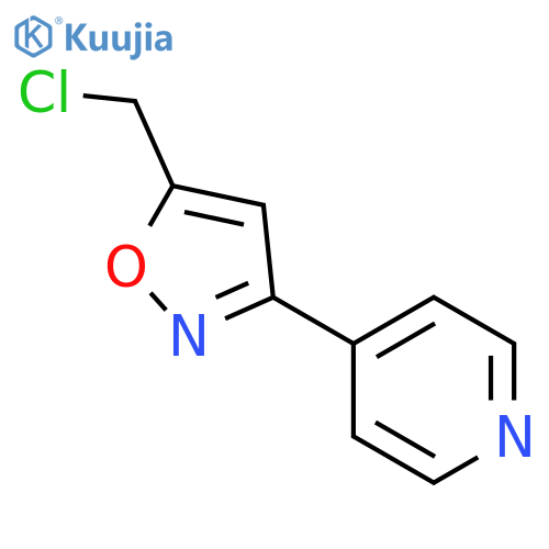 4-5-(Chloromethyl)-3-isoxazolylpyridine Hydrochloride structure