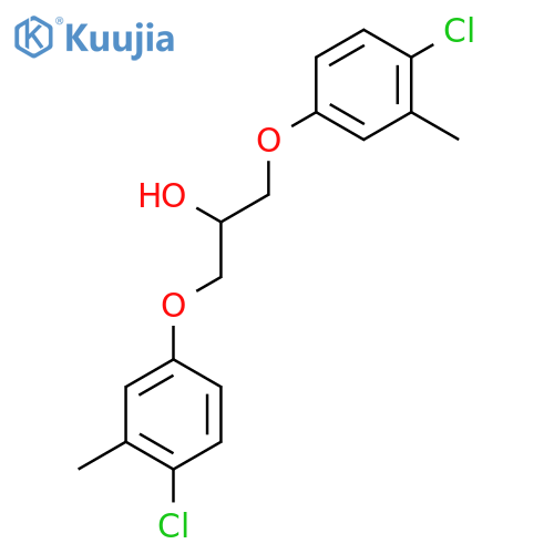 1,3-Bis(4-chloro-3-methylphenoxy)propan-2-ol structure
