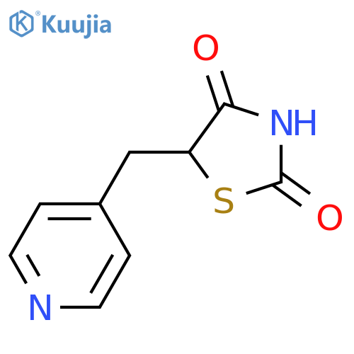 5-(4-PYRIDINYLMETHYL)-1,3-THIAZOLANE-2,4-DIONE structure