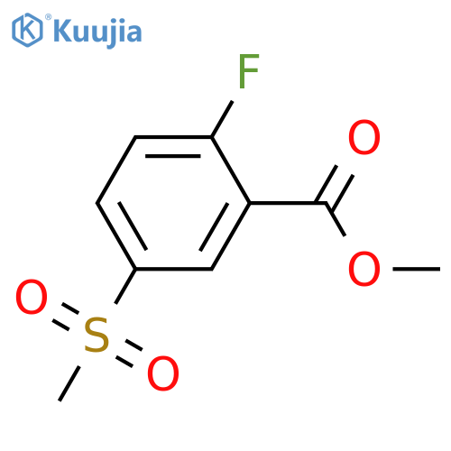2-Fluoro-5-(methanesulfonyl)-methyl Ester Benzoic Acid structure