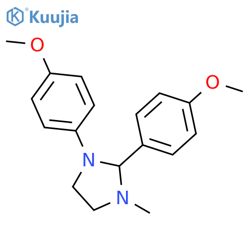 Imidazolidine, 1,2-bis(4-methoxyphenyl)-3-methyl- structure