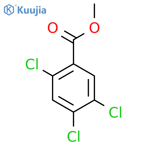 Methyl 2,4,5-trichlorobenzoate structure