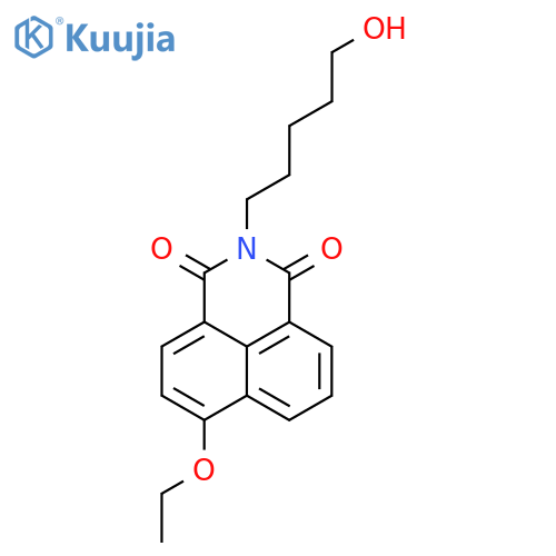 1H-BENZ[DE]ISOQUINOLINE-1,3(2H)-DIONE, 6-ETHOXY-2-(5-HYDROXYPENTYL)- structure
