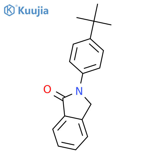 1H-Isoindol-1-one, 2-[4-(1,1-dimethylethyl)phenyl]-2,3-dihydro- structure