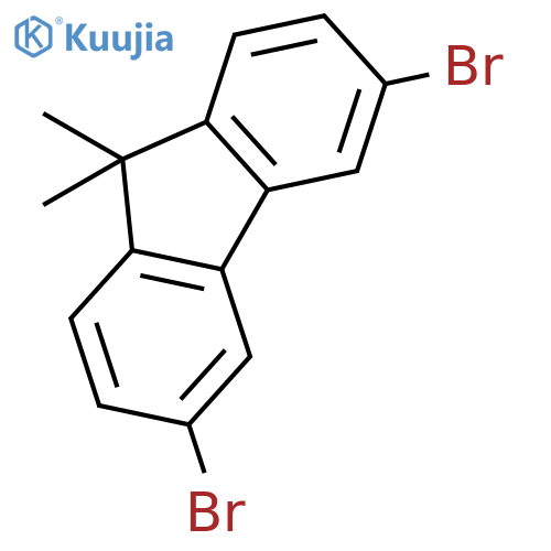 3,6-二溴-9,9-二甲基芴 structure
