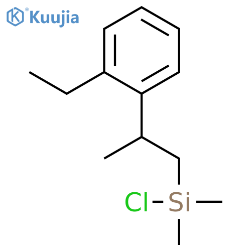 SILANE, CHLORO[2-(2-ETHYLPHENYL)PROPYL]DIMETHYL- structure