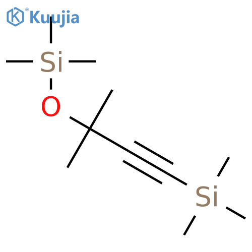 Trimethyl{[2-methyl-4-(trimethylsilyl)but-3-yn-2-yl]oxy}silane structure