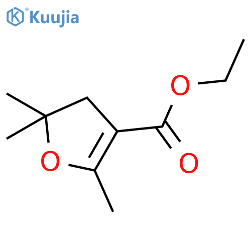 3-FURANCARBOXYLIC ACID, 4,5-DIHYDRO-2,5,5-TRIMETHYL-, ETHYL ESTER structure
