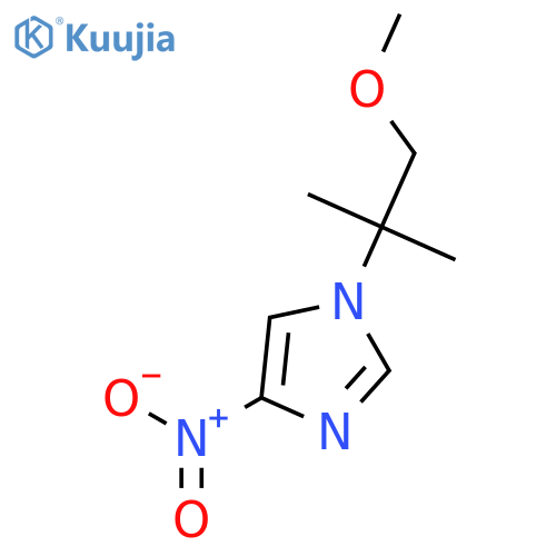1-(2-methoxy-1,1-dimethylethyl)-4-nitro-1H-Imidazole structure
