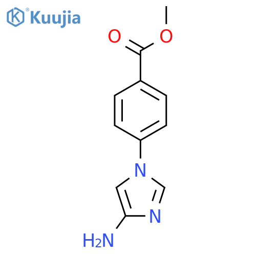 4-(4-amino-1H-imidazol-1-yl)-Benzoic acid methyl ester structure