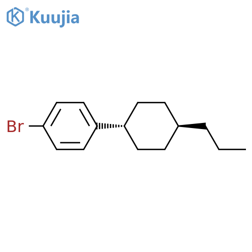 1-Bromo-4-(trans-4-propylcyclohexyl)benzene structure