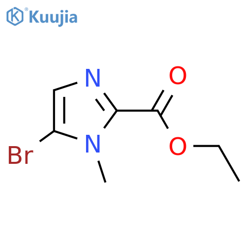 ethyl 5-bromo-1-methyl-1H-imidazole-2-carboxylate structure