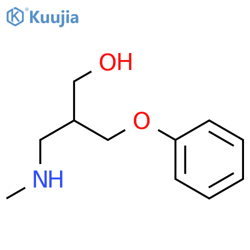 1-Propanol, 2-[(methylamino)methyl]-3-phenoxy- structure