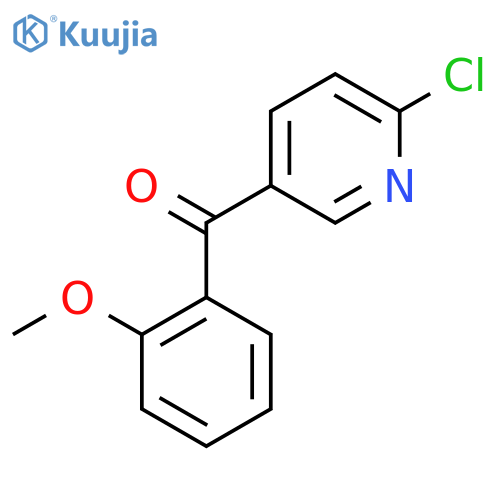 2-Chloro-5-(2-methoxybenzoyl)pyridine structure