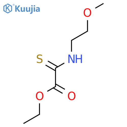 Acetic acid, [(2-methoxyethyl)amino]thioxo-, ethyl ester structure