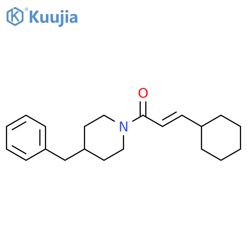 PIPERIDINE, 1-(3-CYCLOHEXYL-1-OXO-2-PROPENYL)-4-(PHENYLMETHYL)- structure