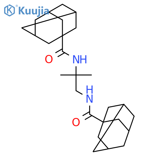 N,N'-(2-methylpropane-1,2-diyl)bistricyclo[3.3.1.1~3,7~]decane-1-carboxamide structure