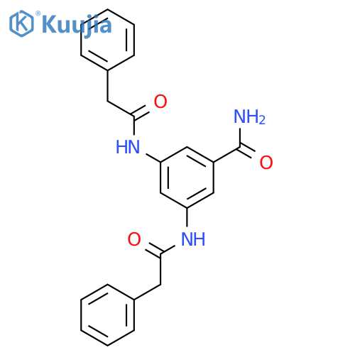 Benzeneacetamide, N,N'-[5-(aminocarbonyl)-1,3-phenylene]bis- structure