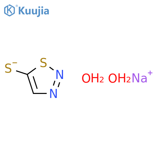 5-Mercapto-1,2,3-thiadiazole sodiumsalt structure