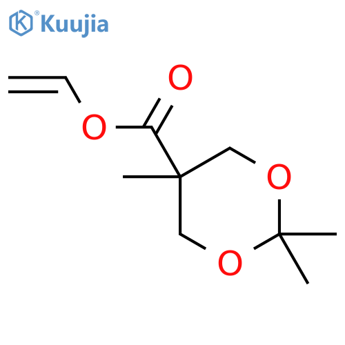 2,2,5-Trimethyl-1,3-dioxane-5-carboxylic Acid Ethenyl Ester structure