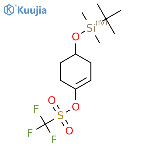 4-((tert-Butyldimethylsilyl)oxy)cyclohex-1-en-1-yl trifluoromethanesulfonate structure