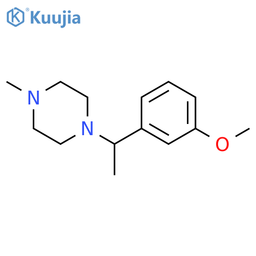 1-[1-(3-methoxyphenyl)ethyl]-4-methyl-Piperazine structure