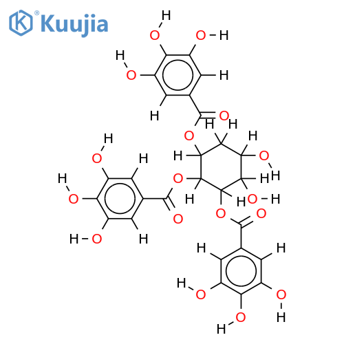 1,2,3-tri-O-galloyl-scyllo-quercitol structure