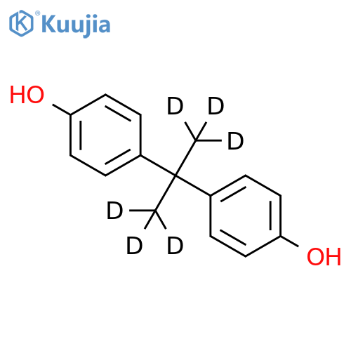 Bisphenol A-D6 structure