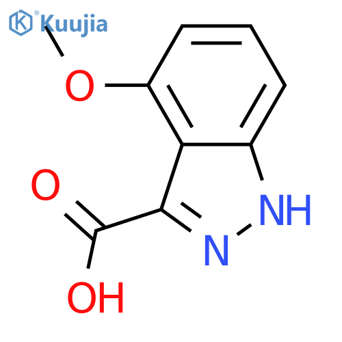 4-Methoxy-1H-indazole-3-carboxylic acid structure