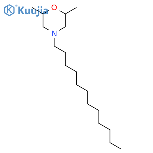 (2R,6R)-4-dodecyl-2,6-dimethylmorpholine structure