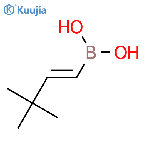 2-t-Butyl-E-vinylboronic acid structure
