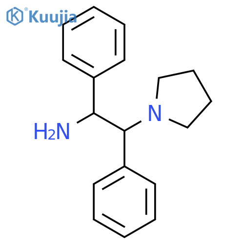 (Alphar,betaR)-alpha,beta-Diphenyl-1-pyrrolidineethanamine structure