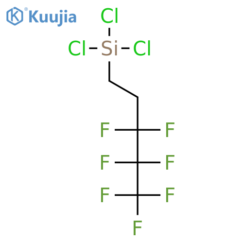 Silane, trichloro(3,3,4,4,5,5,5-heptafluoropentyl)- structure