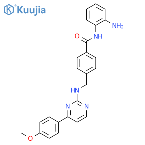Benzamide,N-(2-aminophenyl)-4-[[[4-(4-methoxyphenyl)-2-pyrimidinyl]amino]methyl]- structure