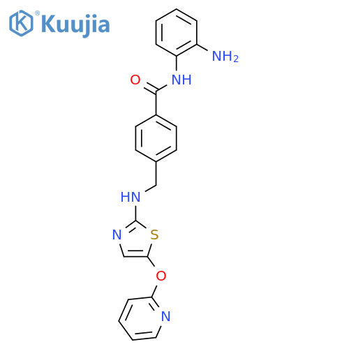 Benzamide,N-(2-aminophenyl)-4-[[[5-(2-pyridinyloxy)-2-thiazolyl]amino]methyl]- structure