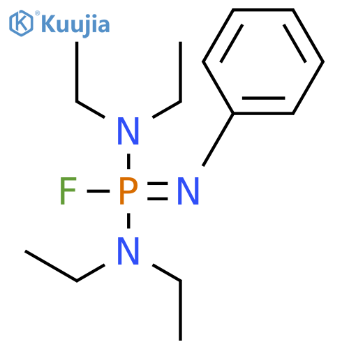 N,N,N',N'-Tetraethyl-N''-phenylphosphorodiamidimidic fluoride structure