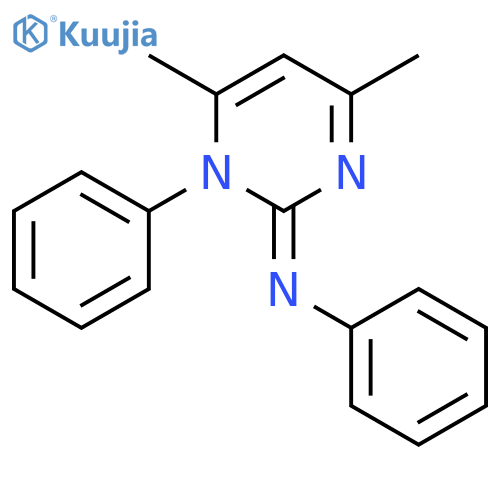 BENZENAMINE, N-(4,6-DIMETHYL-1-PHENYL-2(1H)-PYRIMIDINYLIDENE)- structure