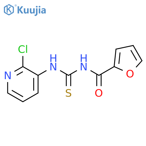 1-(2-chloropyridin-3-yl)-3-(furan-2-carbonyl)thiourea structure