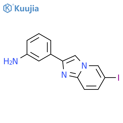 3-(6-Iodoimidazo[1,2-a]pyridin-2-yl)aniline structure