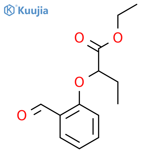 Ethyl 2-(2-formylphenoxy)butanoate structure