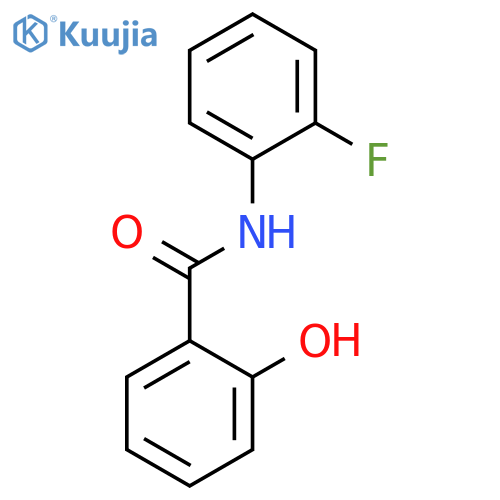 Benzamide, N-(2-fluorophenyl)-2-hydroxy- structure