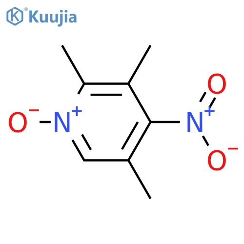 2,3,5-Trimethyl-4-nitro-1-oxidopyridin-1-ium structure