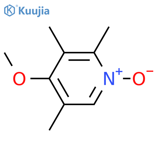 N-Oxide-2,3,5-trimethyl-4-methoxypyridine structure