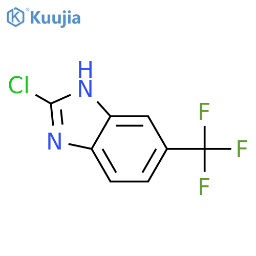 2-chloro-6-(trifluoromethyl)-1H-1,3-benzodiazole structure