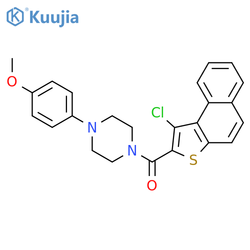 (1-CHLORONAPHTHO[2,1-B]THIOPHEN-2-YL)[4-(4-METHOXYPHENYL)PIPERAZINO]METHANONE structure